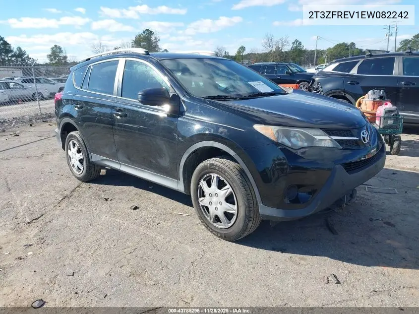 2T3ZFREV1EW082242 2014 Toyota Rav4 Le