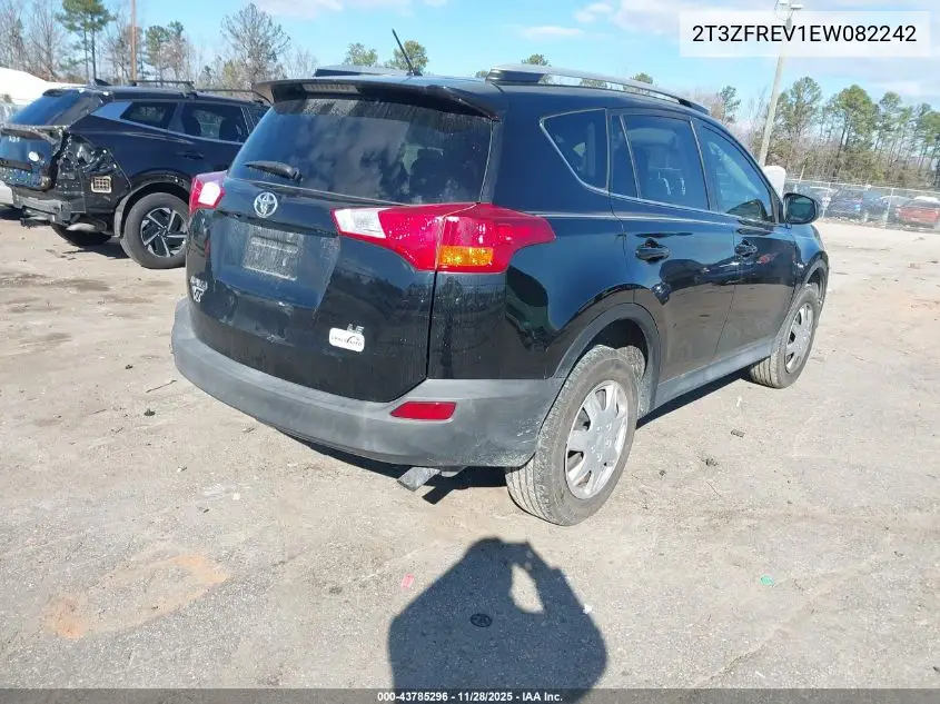 2T3ZFREV1EW082242 2014 Toyota Rav4 Le