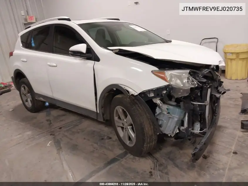 JTMWFREV9EJ020735 2014 Toyota Rav4 Xle