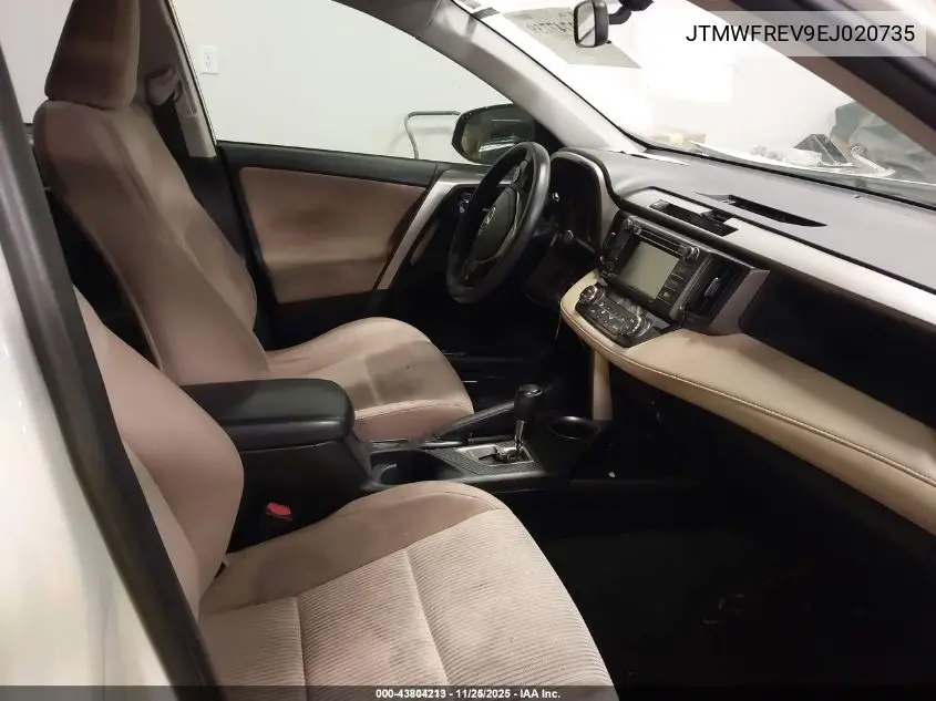 JTMWFREV9EJ020735 2014 Toyota Rav4 Xle
