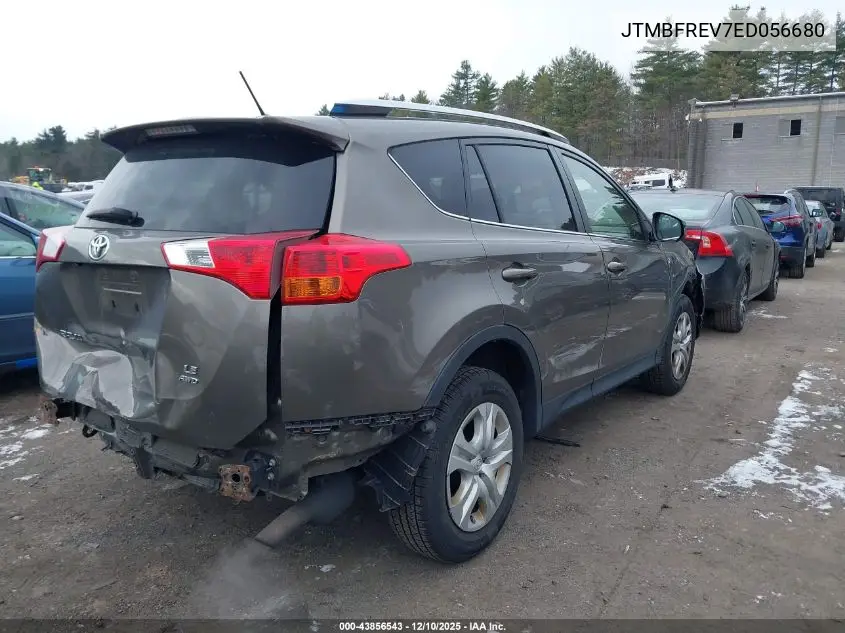 JTMBFREV7ED056680 2014 Toyota Rav4 Le