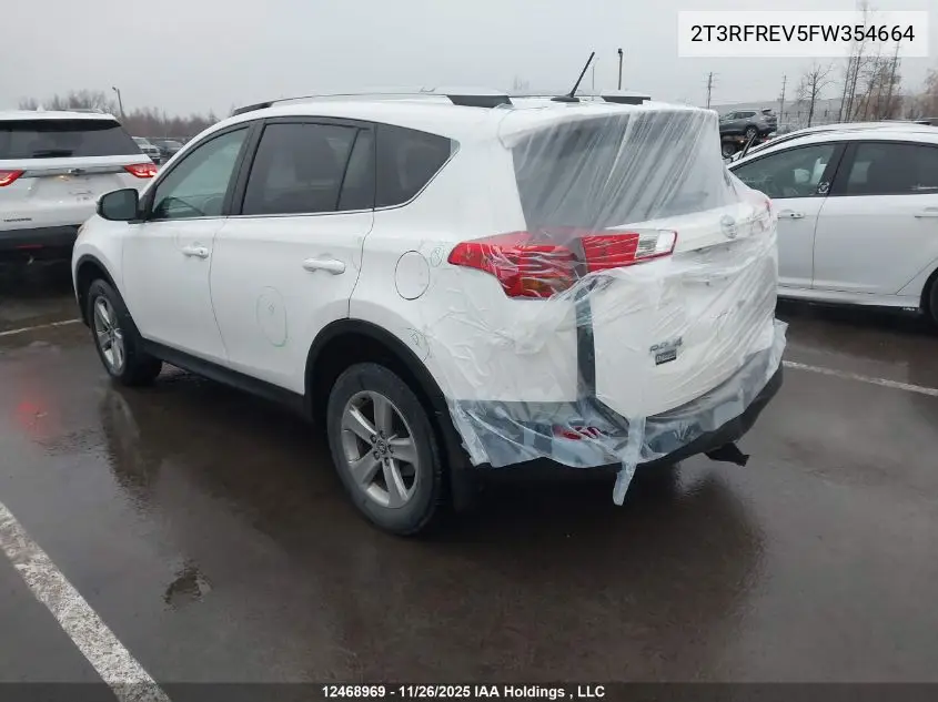 2T3RFREV5FW354664 2015 Toyota Rav4 Xle