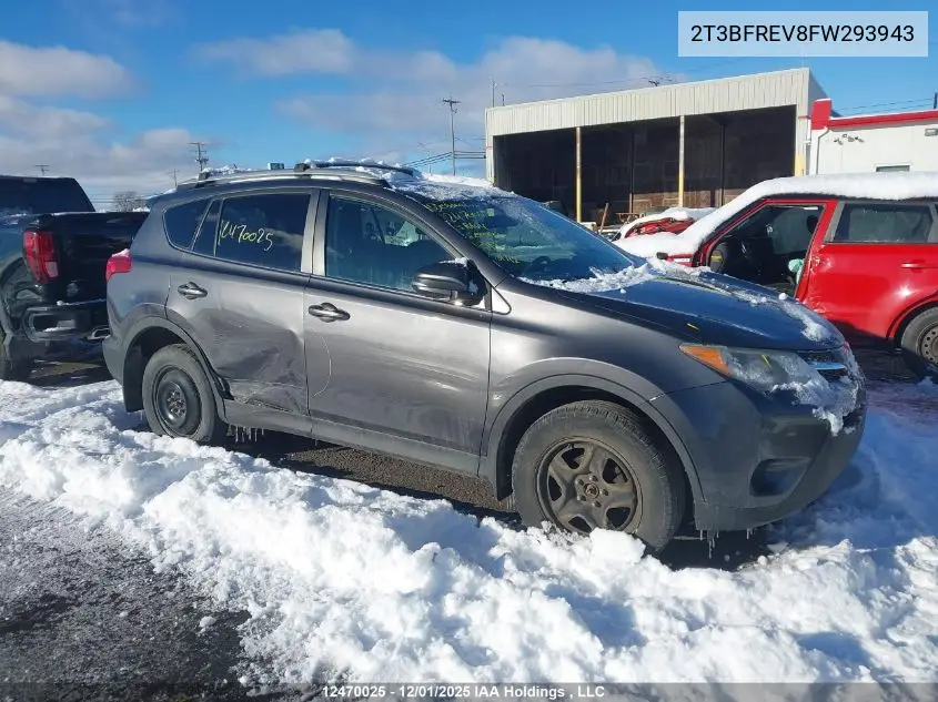 2T3BFREV8FW293943 2015 Toyota Rav4 Le