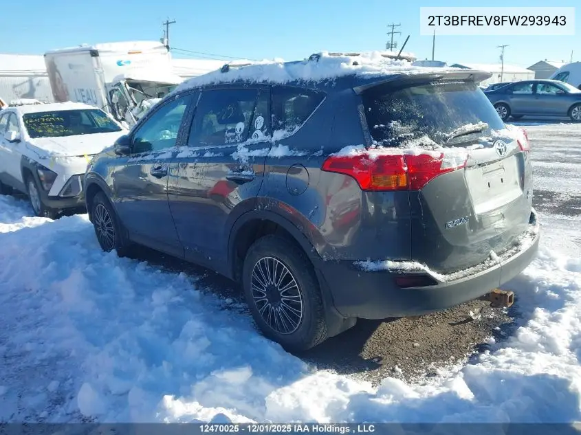 2T3BFREV8FW293943 2015 Toyota Rav4 Le