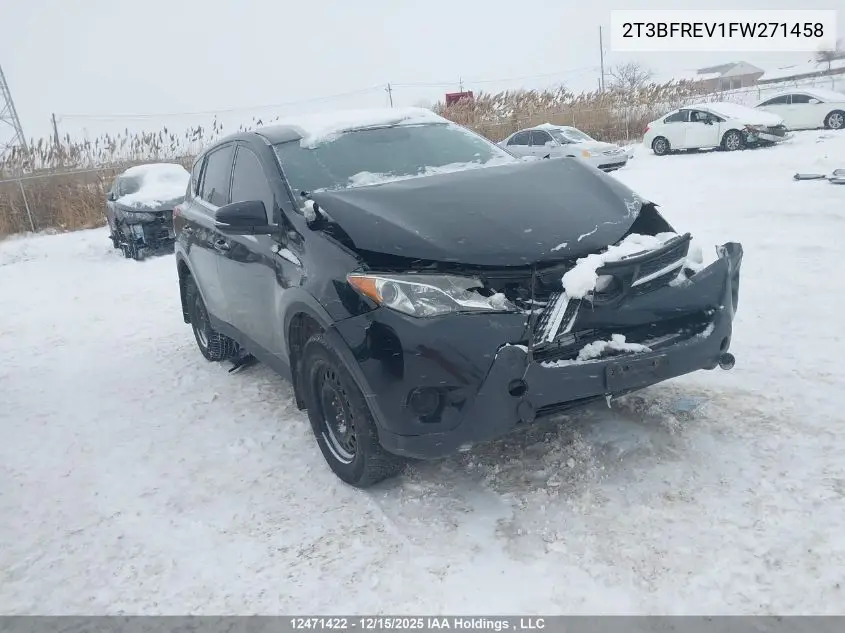 2T3BFREV1FW271458 2015 Toyota Rav4 Le