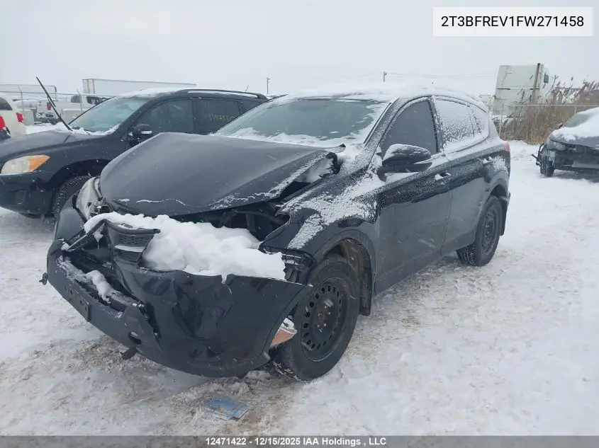 2T3BFREV1FW271458 2015 Toyota Rav4 Le