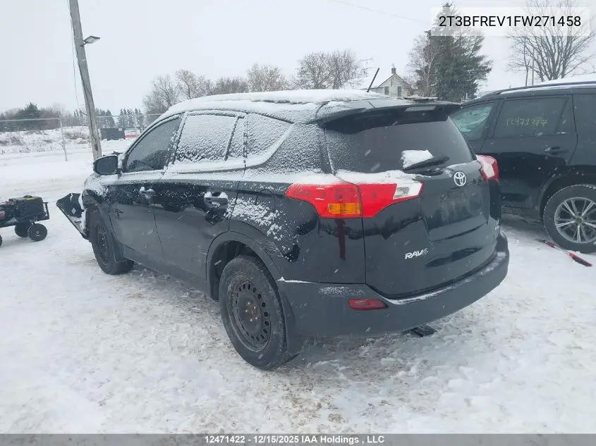 2T3BFREV1FW271458 2015 Toyota Rav4 Le
