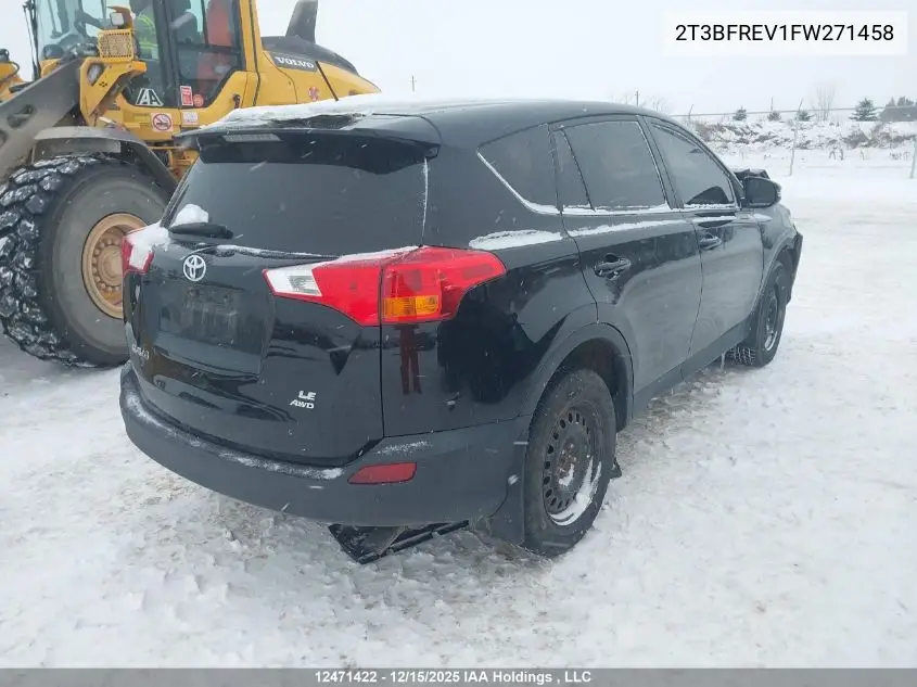 2T3BFREV1FW271458 2015 Toyota Rav4 Le