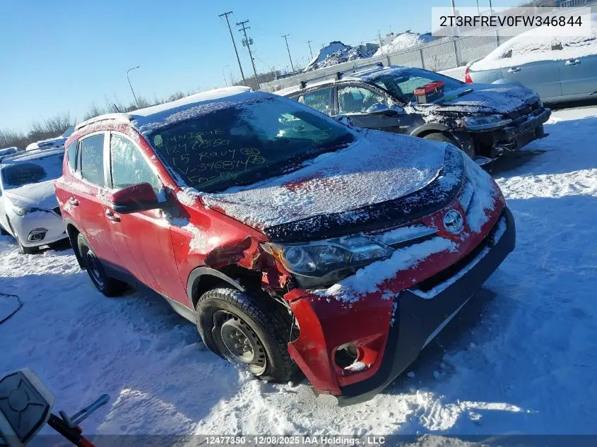 2T3RFREV0FW346844 2015 Toyota Rav4 Xle