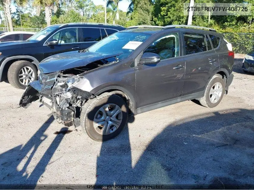 2T3BFREV7FW408726 2015 Toyota Rav4 Le