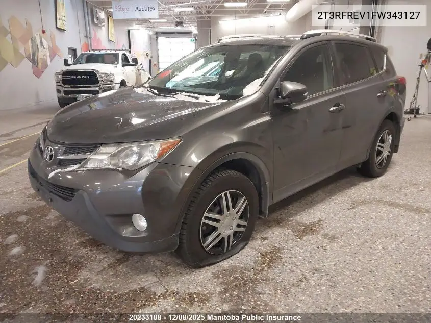2T3RFREV1FW343127 2015 Toyota Rav4 Xle