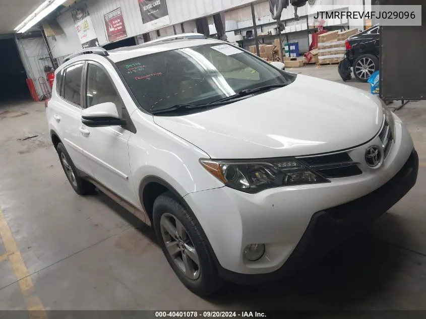 2015 Toyota Rav4 Xle VIN: JTMRFREV4FJ029096 Lot: 40401078