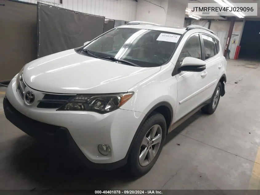 2015 Toyota Rav4 Xle VIN: JTMRFREV4FJ029096 Lot: 40401078