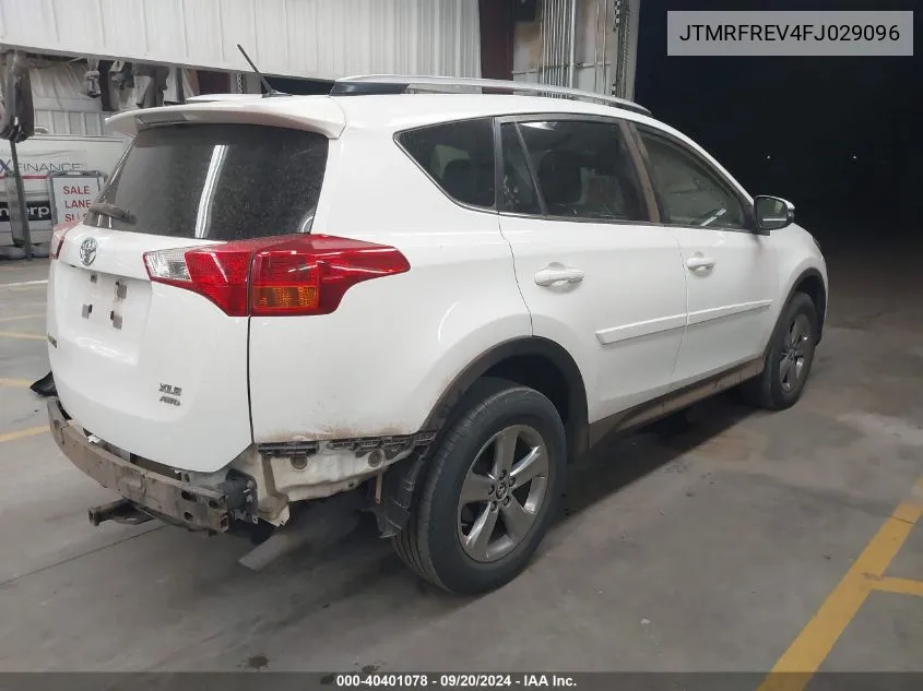 2015 Toyota Rav4 Xle VIN: JTMRFREV4FJ029096 Lot: 40401078