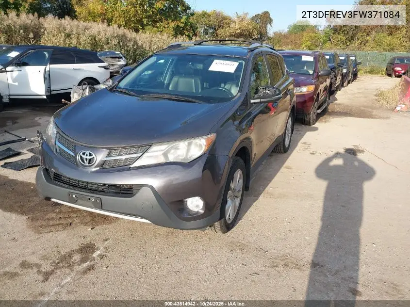 2T3DFREV3FW371084 2015 Toyota Rav4 Limited