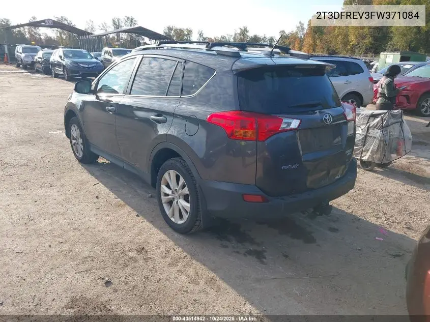 2T3DFREV3FW371084 2015 Toyota Rav4 Limited