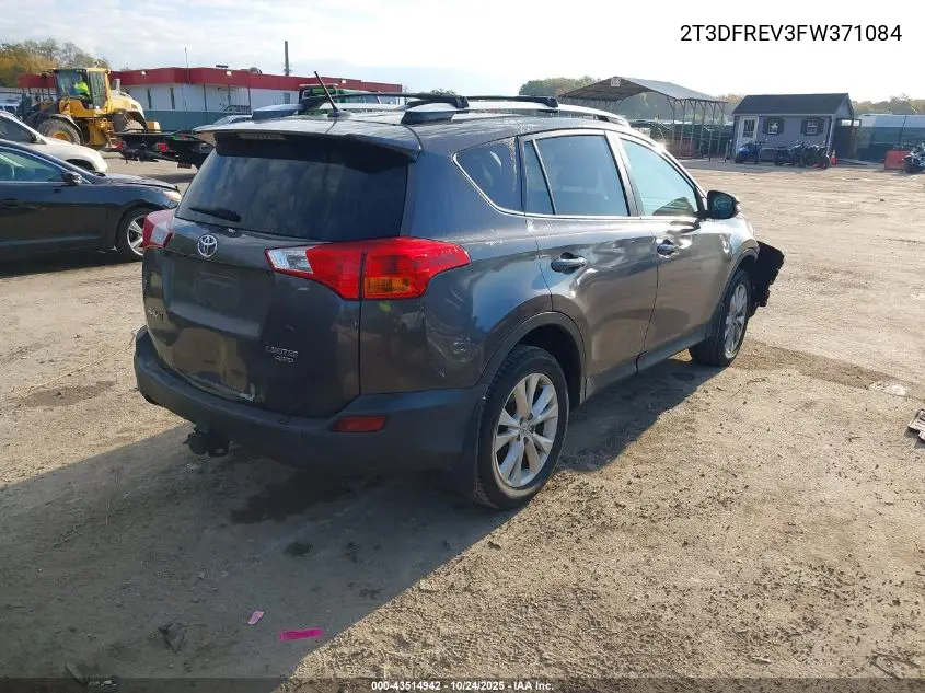 2T3DFREV3FW371084 2015 Toyota Rav4 Limited