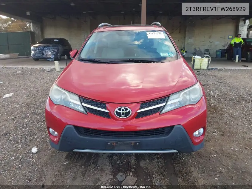 2T3RFREV1FW268929 2015 Toyota Rav4 Xle