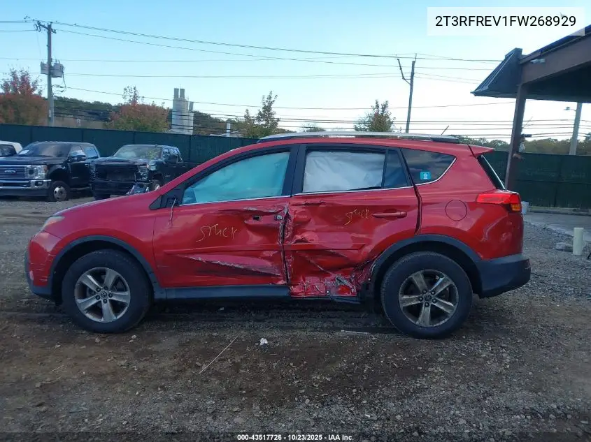 2T3RFREV1FW268929 2015 Toyota Rav4 Xle