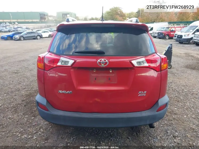 2T3RFREV1FW268929 2015 Toyota Rav4 Xle