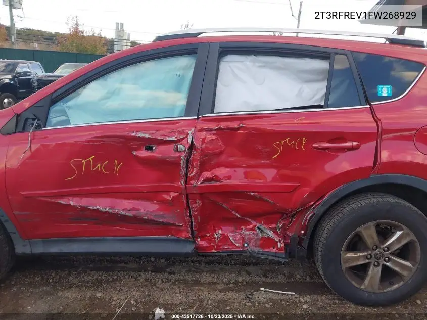 2T3RFREV1FW268929 2015 Toyota Rav4 Xle