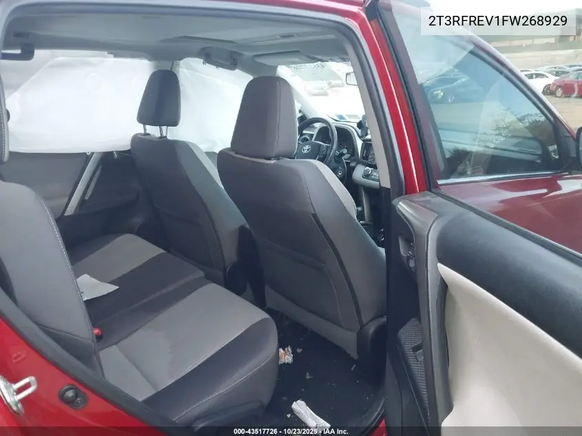 2T3RFREV1FW268929 2015 Toyota Rav4 Xle
