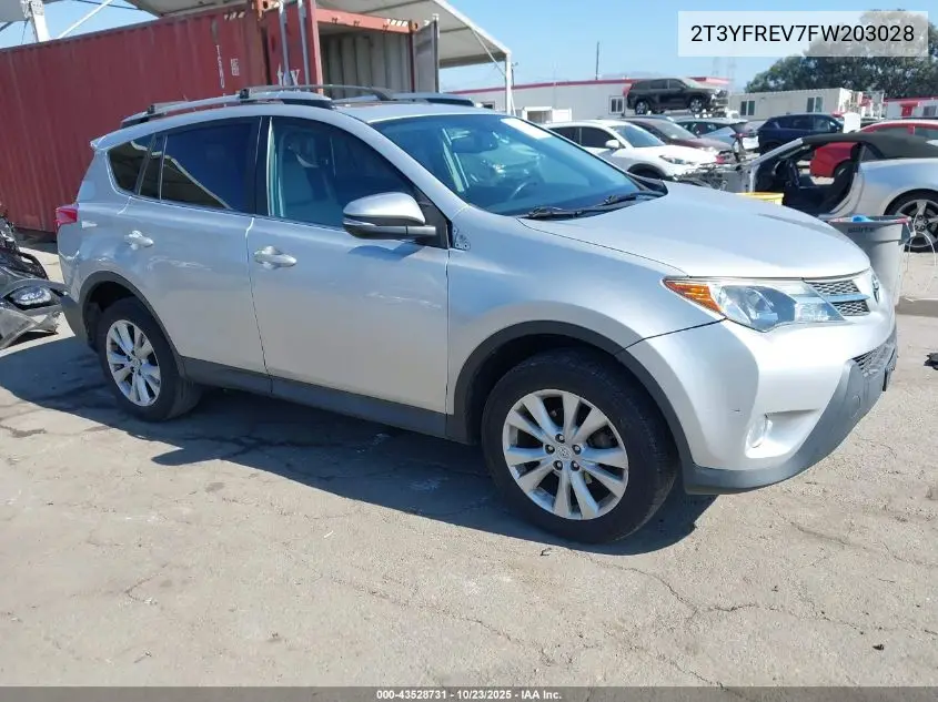 2T3YFREV7FW203028 2015 Toyota Rav4 Limited