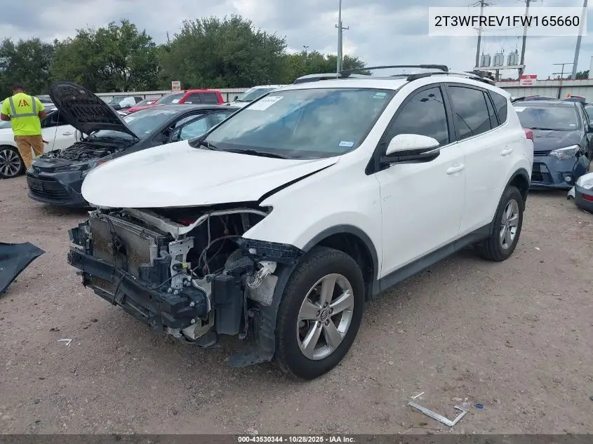 2T3WFREV1FW165660 2015 Toyota Rav4 Xle