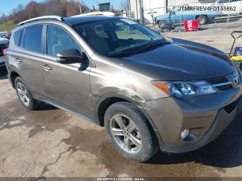 JTMRFREV4FD155862 2015 Toyota Rav4 Xle