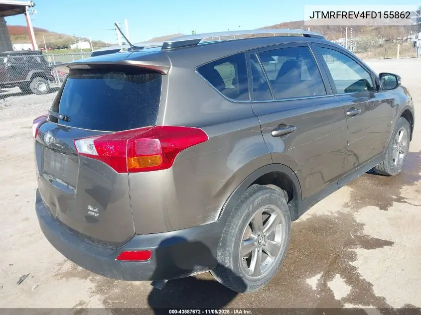 JTMRFREV4FD155862 2015 Toyota Rav4 Xle