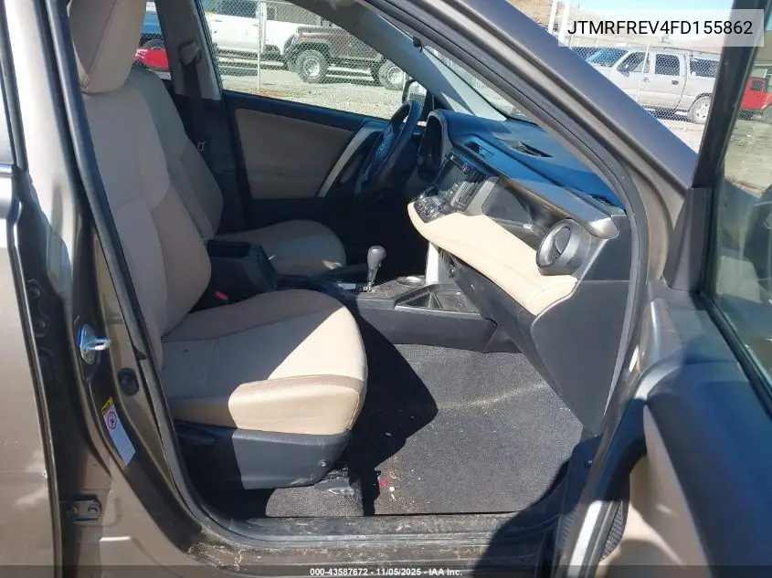 JTMRFREV4FD155862 2015 Toyota Rav4 Xle