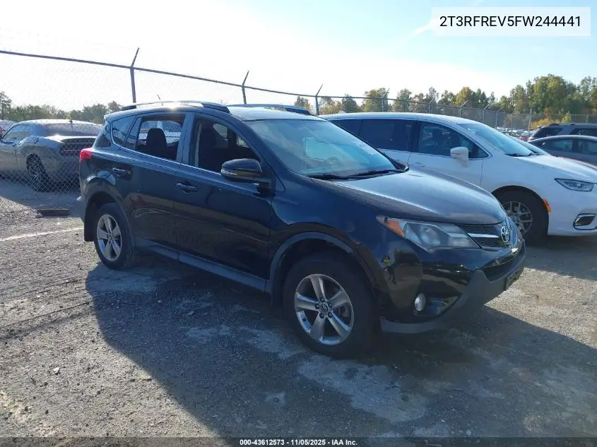 2T3RFREV5FW244441 2015 Toyota Rav4 Xle