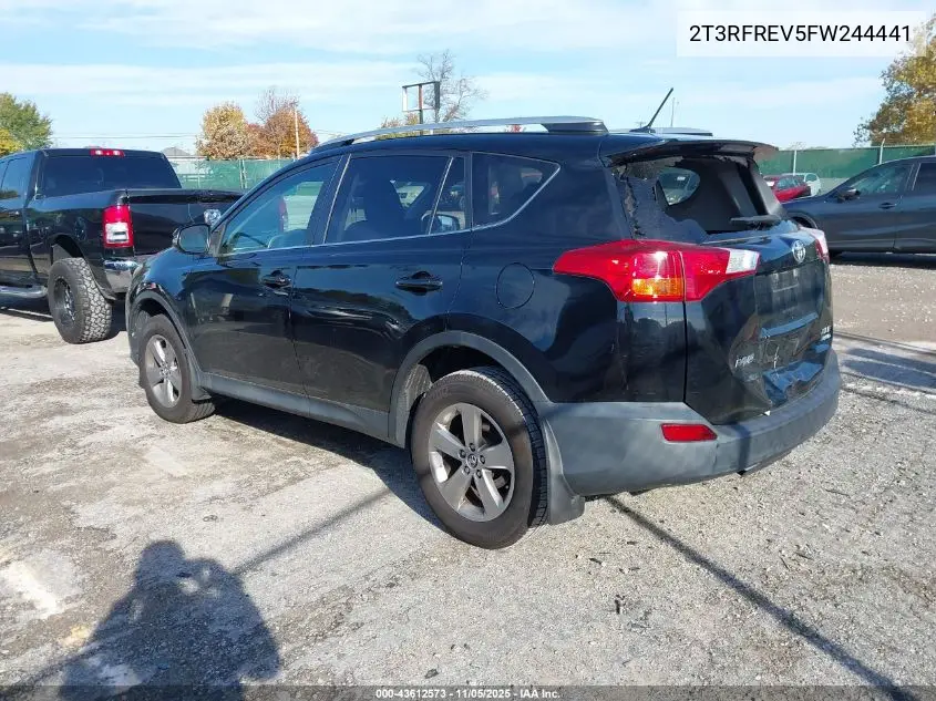 2T3RFREV5FW244441 2015 Toyota Rav4 Xle