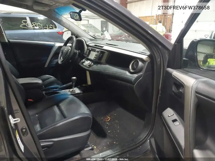 2T3DFREV6FW378658 2015 Toyota Rav4 Limited