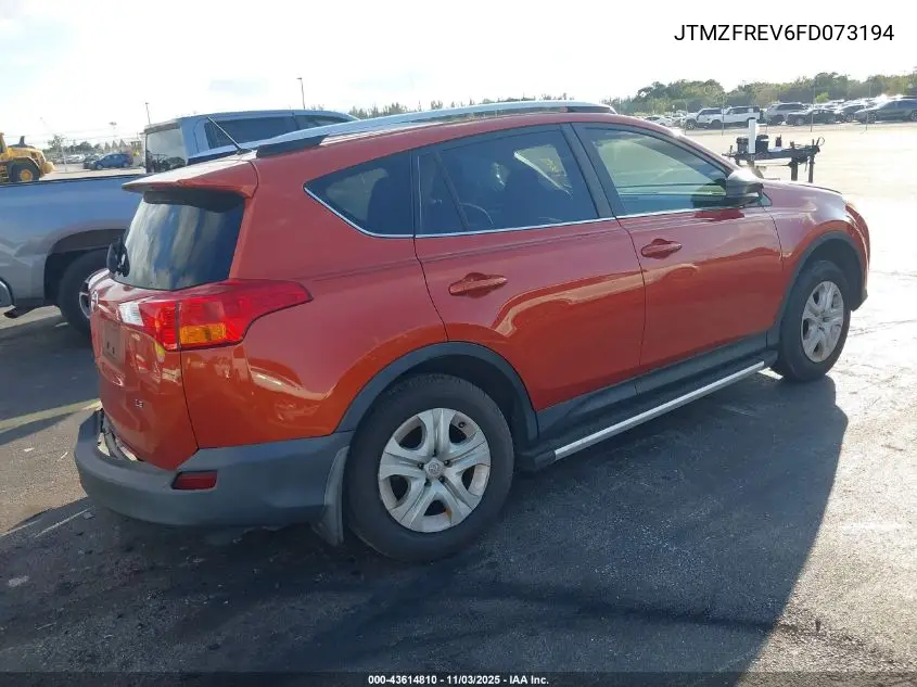 JTMZFREV6FD073194 2015 Toyota Rav4 Le