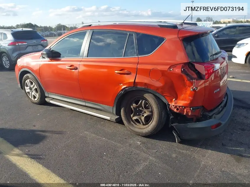 JTMZFREV6FD073194 2015 Toyota Rav4 Le