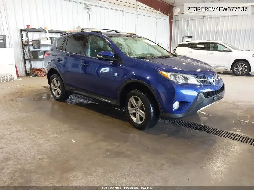 2T3RFREV4FW377336 2015 Toyota Rav4 Xle