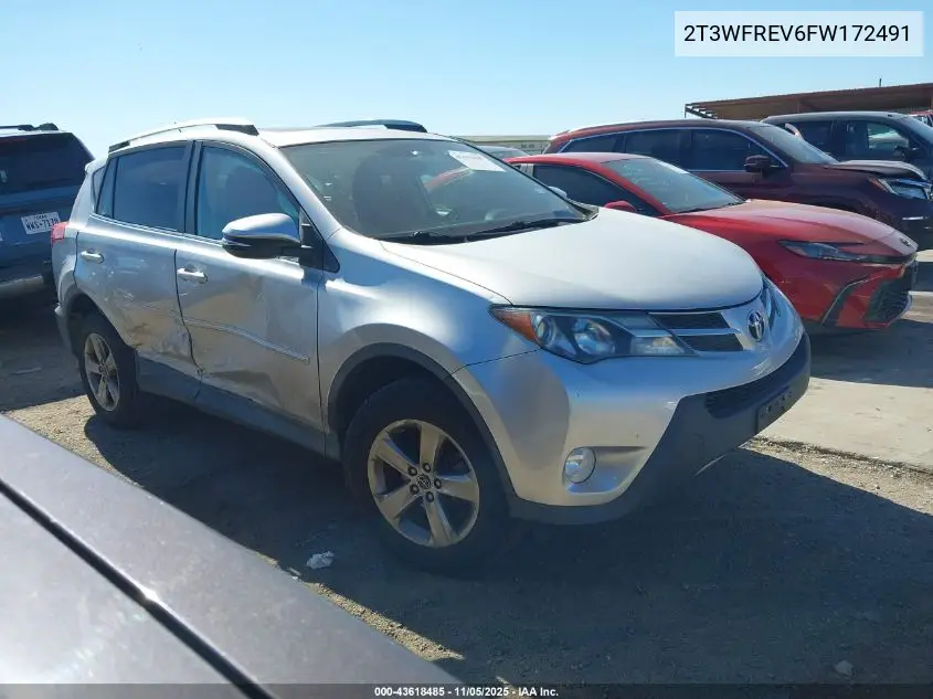 2T3WFREV6FW172491 2015 Toyota Rav4 Xle