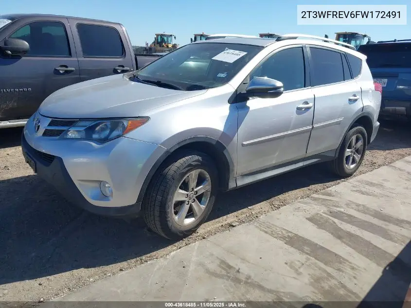 2T3WFREV6FW172491 2015 Toyota Rav4 Xle