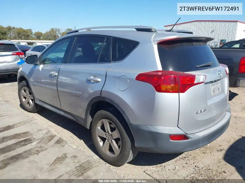 2T3WFREV6FW172491 2015 Toyota Rav4 Xle