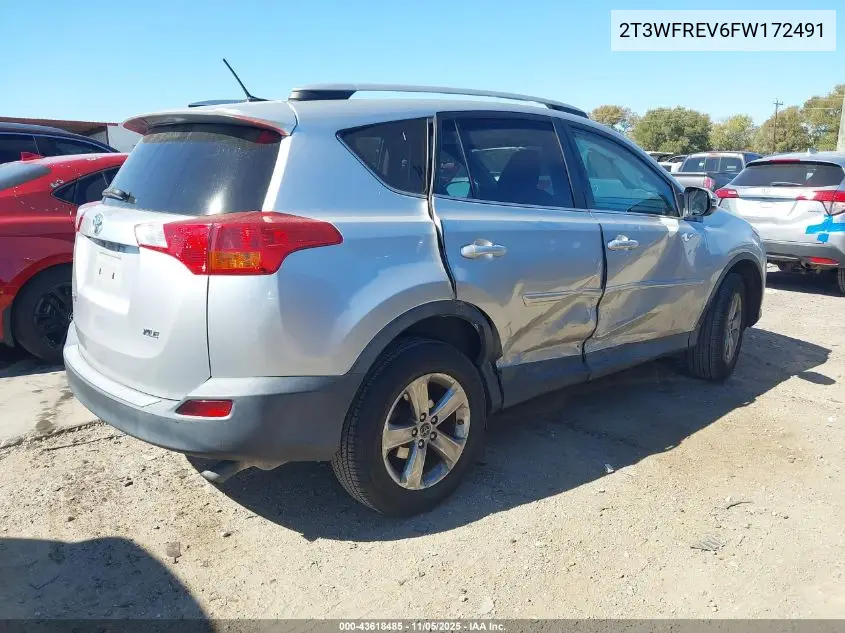 2T3WFREV6FW172491 2015 Toyota Rav4 Xle
