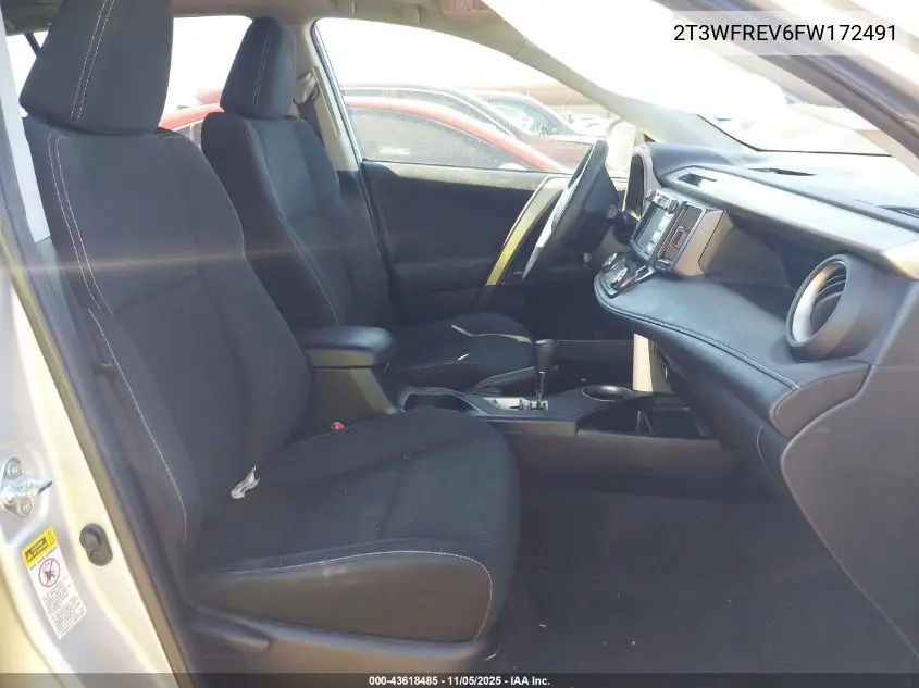 2T3WFREV6FW172491 2015 Toyota Rav4 Xle