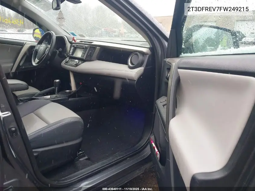 2T3DFREV7FW249215 2015 Toyota Rav4 Limited