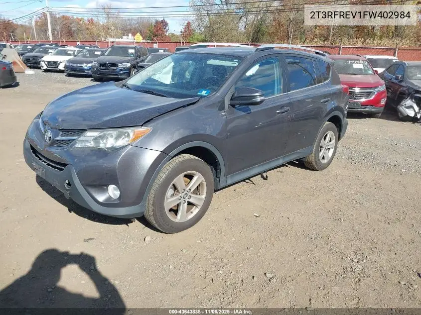 2T3RFREV1FW402984 2015 Toyota Rav4 Xle