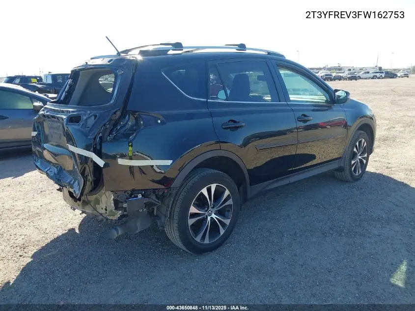 2T3YFREV3FW162753 2015 Toyota Rav4 Limited