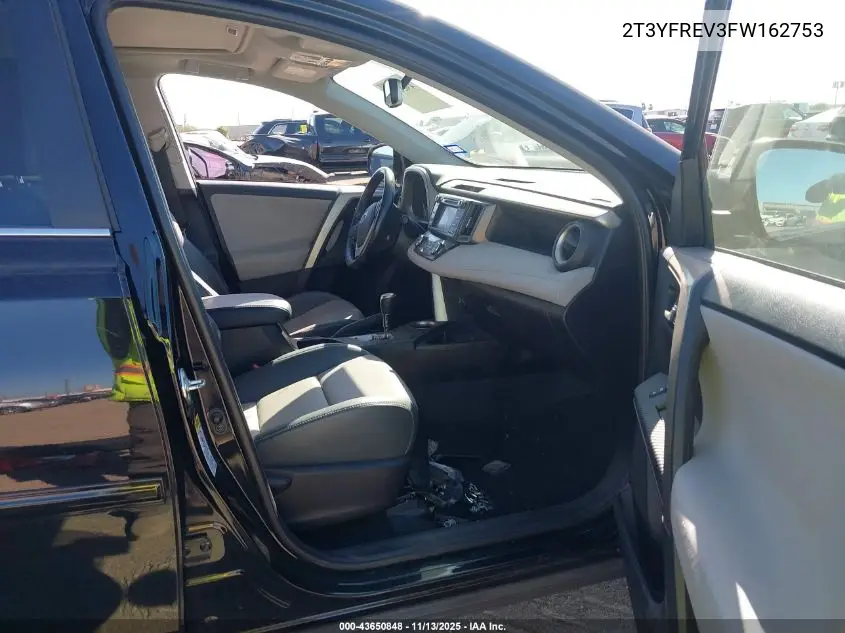 2T3YFREV3FW162753 2015 Toyota Rav4 Limited