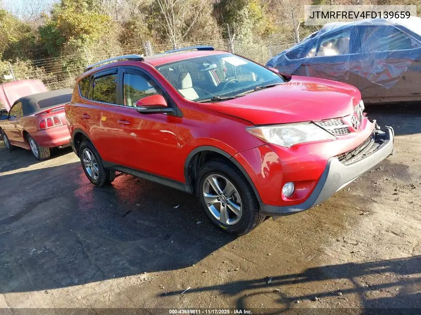 JTMRFREV4FD139659 2015 Toyota Rav4 Xle