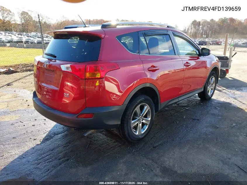 JTMRFREV4FD139659 2015 Toyota Rav4 Xle