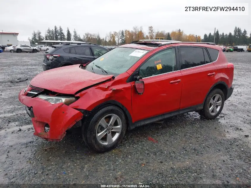 2T3RFREV2FW294410 2015 Toyota Rav4 Xle