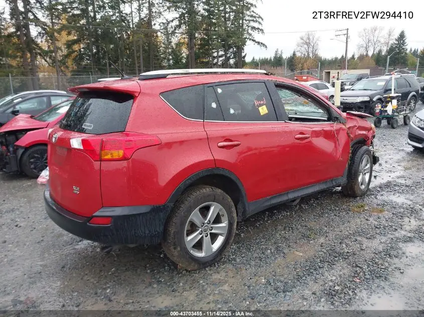 2T3RFREV2FW294410 2015 Toyota Rav4 Xle